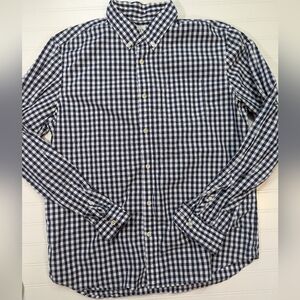 GAap Navy/White Cotton Button Down Shirt